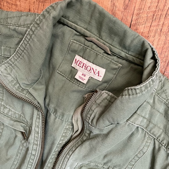 Merona Green utility vest - Picture 9 of 14